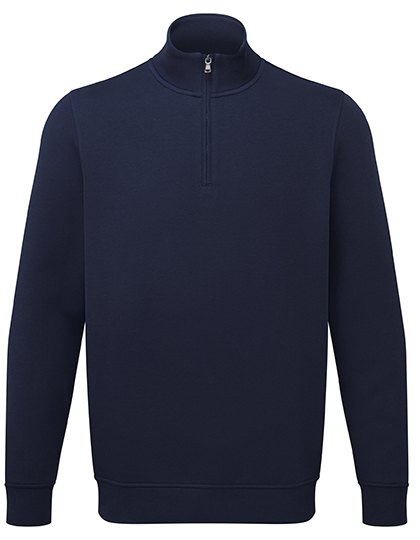 Asquith & Fox - Men´s Quarter Zip Premium Sweatshirt - Navy